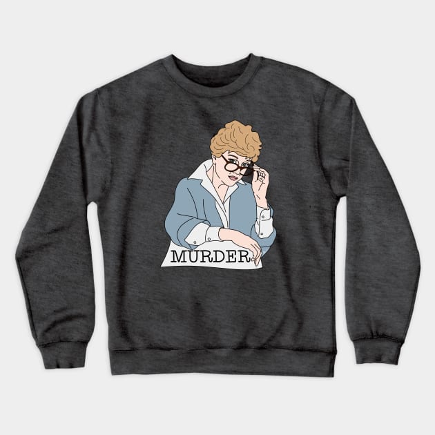 Murder! Crewneck Sweatshirt by thecompassrose